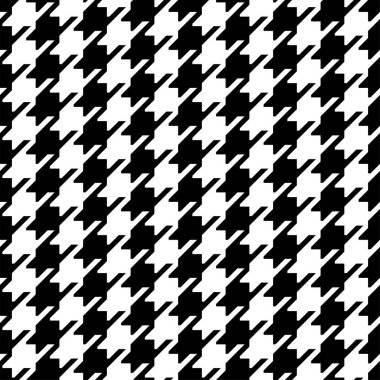 Köpek dişleri, tüvit köpeklerinin Retro desenli vektörlerini tekrarlıyor. Diş bezi, dikişsiz desenler. soyut kumaş kumaş dokuma sanatı.