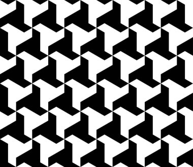 Sanatsal Geometrik kusursuz model vektörü. Altıgen Çizgisi Sanatı yinelenen desenler, Geometrik fayans sembolü arkaplan