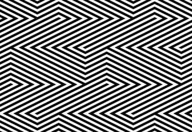 Tessellasyon optik illüzyonlar kusursuz model vektörü. Paralelkenarlı sanat geometrik yinelenen desenler.