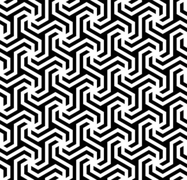 Altıgen çizgilerinin kusursuz deseni. Tessellasyon çizgileri tekrarlanan şablonlar, Geometrik sanatsal sembol vektörü.