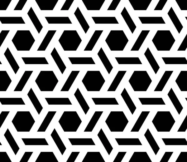 Geometrik Trellis sembolünün altıgen ve kusursuz deseni. örülmüş desenler, altıgen döşeme vektörü.