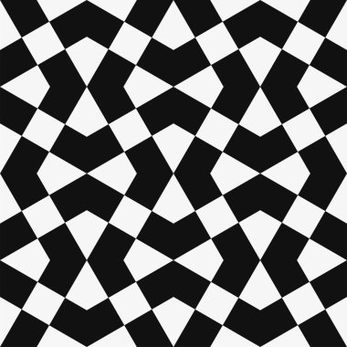 Geometrik tekrarlama deseni, optik illüzyonun soyut iç içe geçme vektörü. Geometrik semboller pürüzsüz desenler.
