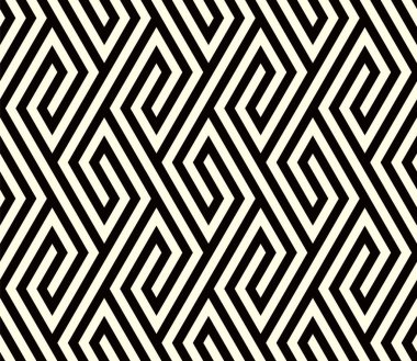 Geometrik yineleme şablonu, Geometrik sembolsüz şekillerin soyut kesişme vektörü.