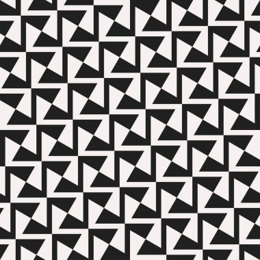 Optik illüzyonların tesselasyon vektörü kusursuz desen. Tamamlayıcı şekiller geometrik sanat yinelenen desenler.