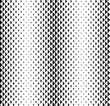 Yarım ton optik illüzyon tekrarlayan vektör deseni. Mürekkep Yazdırma desenleri, Sanatsal Geometrik Arkaplan.
