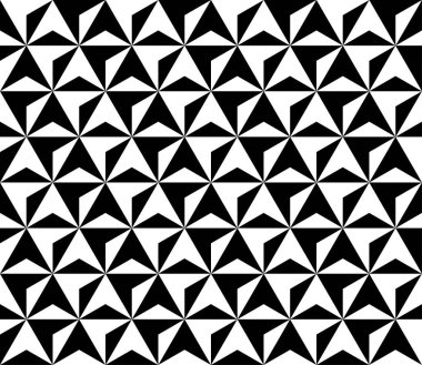 Optik illüzyon sanatının Tessellasyonsuz deseni. Yazdırılabilir vektörün geometrik yinelenen desenleri.
