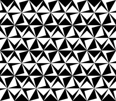 Optik illüzyon sanatının Tessellasyonsuz deseni. Yazdırılabilir vektörün geometrik yinelenen desenleri.