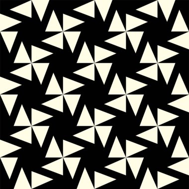 Geometrik sanatın kusursuz deseni. Yazdırılabilir vektörün optik yanılsama şekli tekrarlanan desen tasarımı.