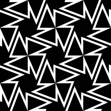 Tekrarlayan desenlerin geometrisi. Yazdırılabilir Art vektörünün tekrarlanan optik illüzyon desenlerini biçimlendir.