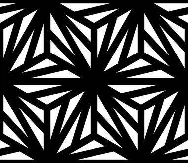 Geometrik kusursuz desen sanatı. Yazdırılabilir vektörün tekrarlanan iç içe kilitlenme kalıplarını biçimlendir.
