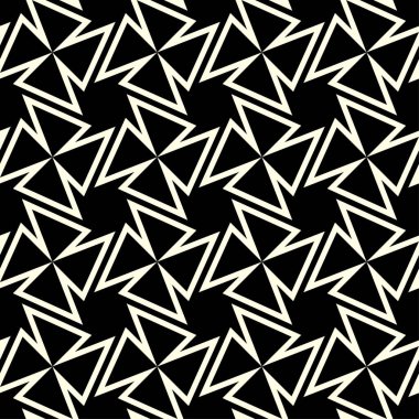 Tekrarlayan desenlerin geometrisi. Yazdırılabilir Art vektörünün tekrarlanan optik illüzyon desenlerini biçimlendir.