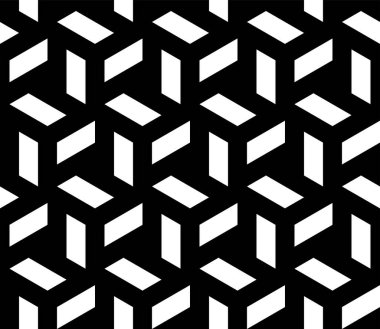 Tekrarlama sanatı. Yazdırılabilir vektörün iç içe geçmiş Geometrik Şekli tekrarlanan desenleri.
