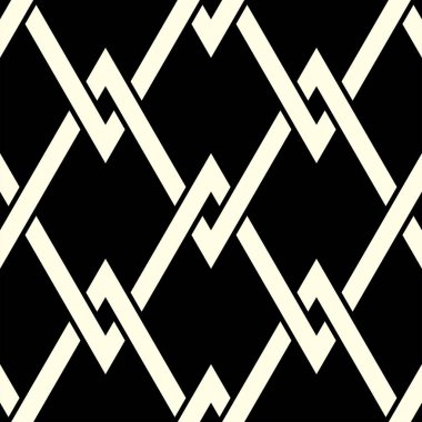 Tekrarlama sanatı. Geometrik şekil tekrarlanan Döşemeler Birbirine kenetlenen vektör tasarımı, yazdırılabilir.