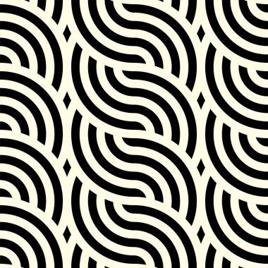 Sanatsal Birbirine kenetlenme Sanatı. Tekrarlayan desen. Yazdırılabilir vektörün Geometrik Şekli tekrarlanan desenleri.