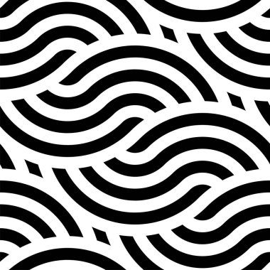 Artistik iç içe geçme sanatı kusursuz desen. Yazdırılabilir vektörün Geometrik Şekli tekrarlanan desenleri.