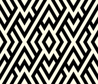 Yazdırılabilir Art 'ın geometrik kusursuz deseni. Sanatsal Birleştirmeli Şekil yinelenen desenler.