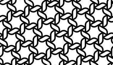 Hexagram sanatı tekrarlanan şablon. Yazdırılabilir vektörün Geometrik altıgen Şeklinde yinelenen desenleri.