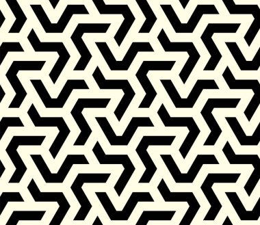 Geometrik tekrarlama sanatı. Tessellation Yazdırılabilir arkaplan vektörünün tekrarlanan örüntülerini şekillendirir.