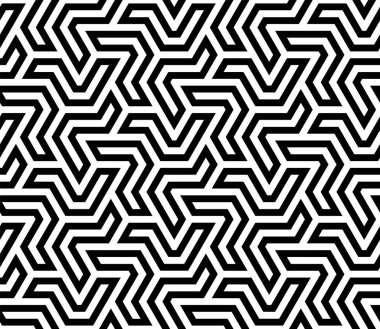 Yazdırılabilir Art vektörünün geometrik yinelenen örüntüsü. Tekrarlanan desenleri engelle.