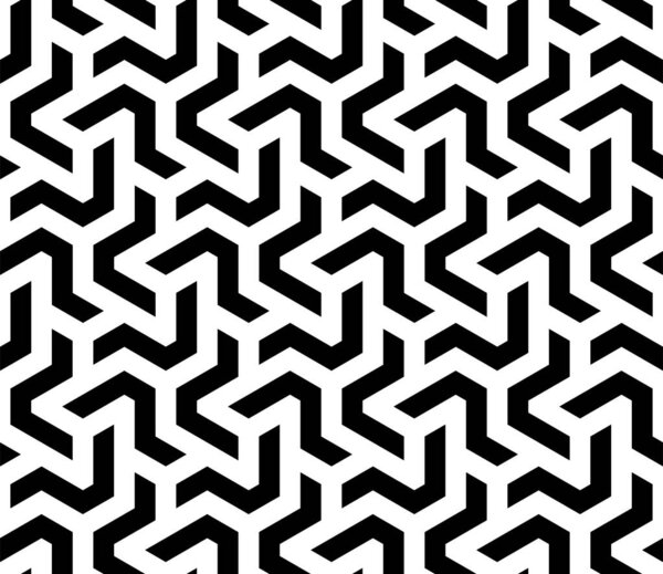 Искусство геометрического бесшовного рисунка. Блокировать повторяющиеся шаблоны вектора обоев для печати.