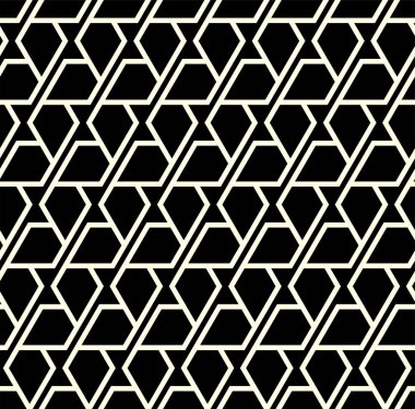 Tekrarlayan Geometrik desenler sanatı. Yazdırılabilir vektörün kalıpsız şablon arkaplanını şekillendirir.