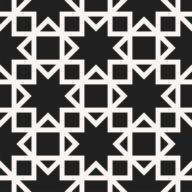 Kusursuz desenler sanatı. Geometrik Şekiller yazdırılabilir vektörün tekrarlanan deseni.