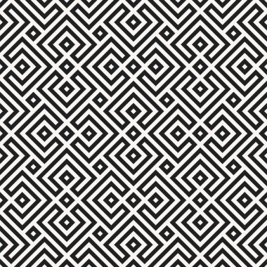 Kusursuz desenler sanatı. Geometrik Şekiller yazdırılabilir vektörün tekrarlanan deseni.