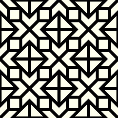 Yazdırılabilir vektörün kusursuz geometrik kalıpları. Sanatsal Sanatlar arka planda tekrarlanan desen.