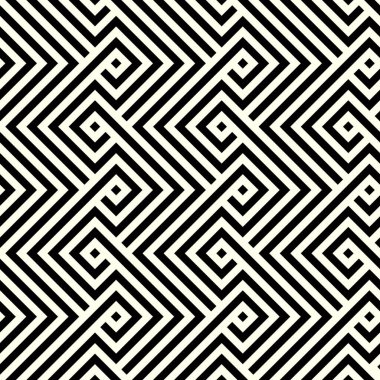 Tekrarlama sanatı. Geometrik Şekiller yazdırılabilir vektör arkaplanının kusursuz desenleri.