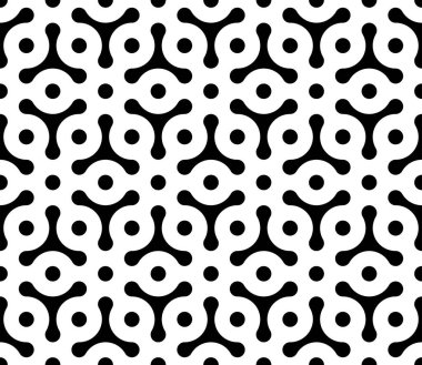 Yazdırılabilir vektörün geometrik şablonu tekrarlanıyor. Artistik Sanat Arkaplanının Kusursuz Desenleri.