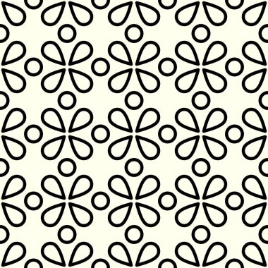 Tekrarlama sanatı. Geometrik Şekiller yazdırılabilir vektör arkaplanının kusursuz desenleri.