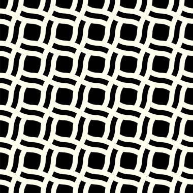 Yazdırılabilir vektörün gelecekteki kalıpları tekrarlanıyor. Geometrik Sanat Arkaplanının Kusursuz Deseni.