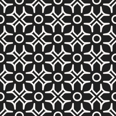 Yazdırılabilir Art vektörünün çiçek deseni tekrarlanıyor. Yaprak Geometrik Şekilleri Yaprak arkaplanının tekrarlanan desenleri.