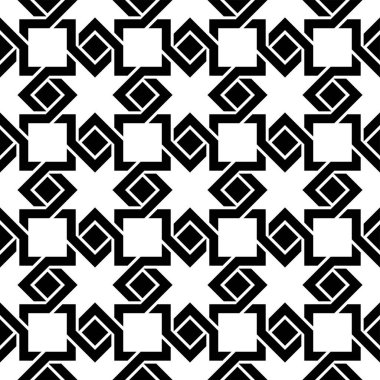 Dekoratif çizgilerin kusursuz sanatsal deseni. Yazdırılabilir vektörün Geometrik desenleri tekrarlanıyor.