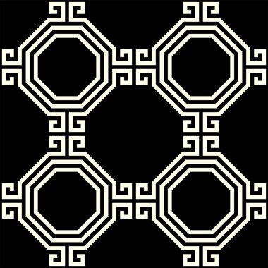 Kusursuz dekoratif desenler sanatı. Geometrik şekiller yazdırılabilir vektör grafiğinin tekrarlanan deseni.
