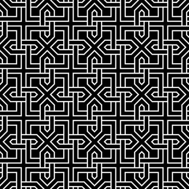 Sanatsal şekiller kusursuz desenler. Yazdırılabilir vektörün Geometrik Sanat yineleme kalıpları arka planı.