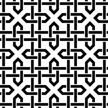 Sanatsal şekiller kusursuz desenler. Yazdırılabilir vektörün Geometrik Sanat yineleme kalıpları arka planı.