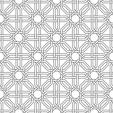 Yazdırılabilir Art vektörünün geometrik desenleri tekrarlanıyor. Sanatsal Kusursuz kalıp arkaplanı.