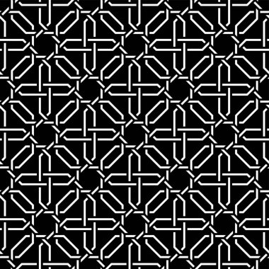 Geometrik yineleme sanatı arka planı. Dekoratif Kusursuz desenlerin yazdırılabilir vektörü.