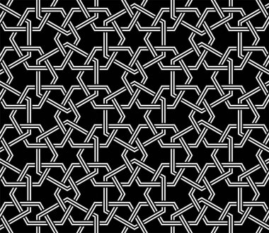 Yazdırılabilir Art vektörünün geometrik desenleri tekrarlanıyor. Modern şekiller kusursuz desen arkaplanı.