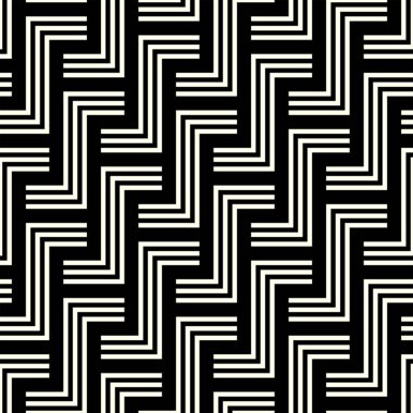 Kusursuz Sanatsal Şablon Sanatı. Modern Geometrik tasarım Yazdırılabilir vektörün tekrarlanan desenleri.