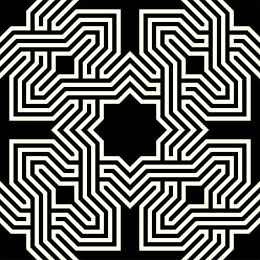 Geometrik grafik tasarımının kusursuz deseni. Yazdırılabilir vektörün tekrarlanan desenleri.