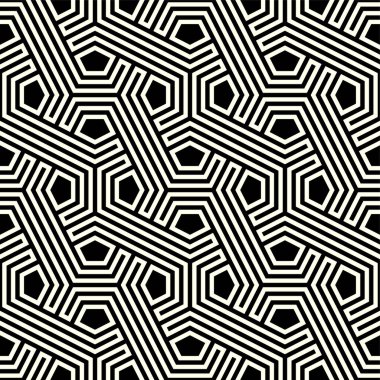 Grafik tasarımının tekrarlanan kalıpları. Yazdırılabilir vektörün geometrik kusursuz deseni.