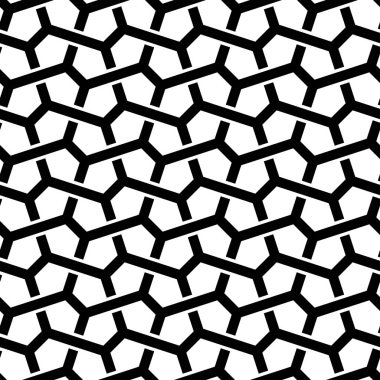 Grafik tasarımının tekrarlanan geometrik kalıpları. Yazdırılabilir vektörün kusursuz deseni.
