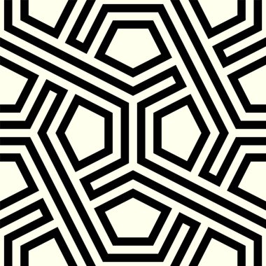 Geometrik tekrarlama sanatı. Yazdırılabilir vektörün kusursuz desen arkaplanı.