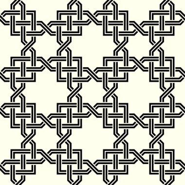 Geometrik tekrarlama sanatı. Yazdırılabilir vektörün kusursuz desen arkaplanı.