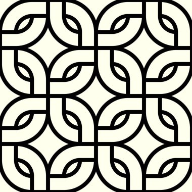 Geometrik grafik tasarımının tekrarlanan kalıpları. Yazdırılabilir vektörün kusursuz deseni.