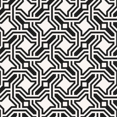 Geometrik grafik tasarımının tekrarlanan kalıpları. Yazdırılabilir vektörün kusursuz deseni.