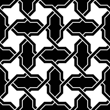 Yazdırılabilir Art vektörünün geometrik desenleri tekrarlanıyor. Kusursuz desen arkaplanının grafiksel tasarımı.