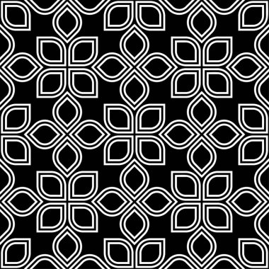 Geometrik Kusursuz Desenler Grafik Sanatı. Yazdırılabilir vektörün tekrarlanan kalıpları. Bağlantı düğümleri pankart arkaplan tasarımı.